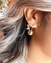 Load image into Gallery viewer, Gold Plated Ball Drop Earrings