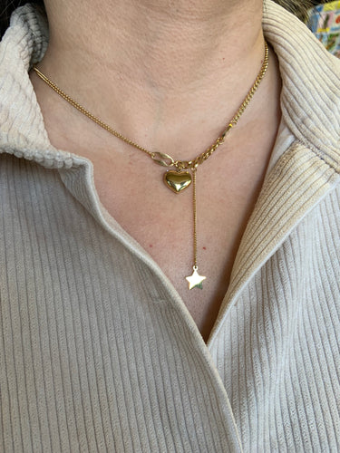 Heart & Star Necklace