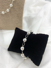 Load image into Gallery viewer, Sterling Silver Bead and Chain Jewelry Set