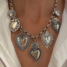 Load image into Gallery viewer, Multi-Heart Necklace