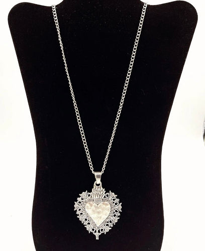 Long Heart Necklace