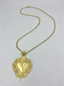 Long Heart Necklace