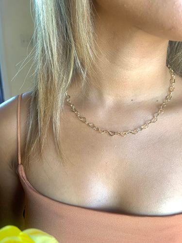 Gold Heart Chain