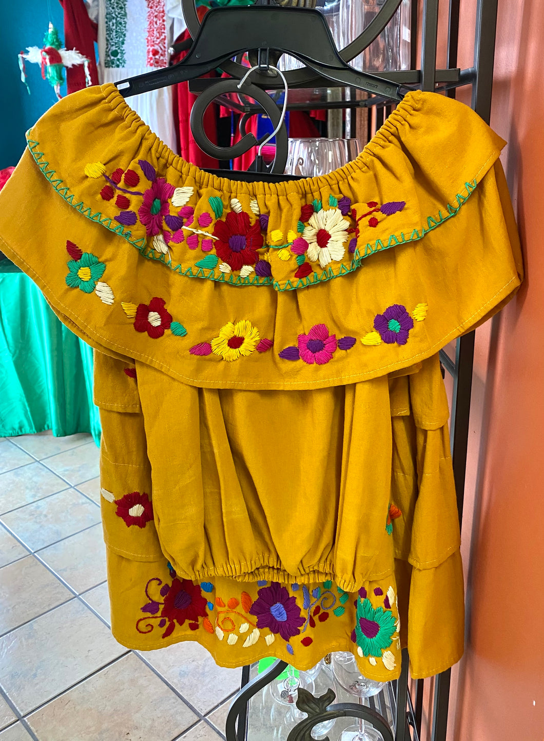 Mexican Blouse & Skirt Set