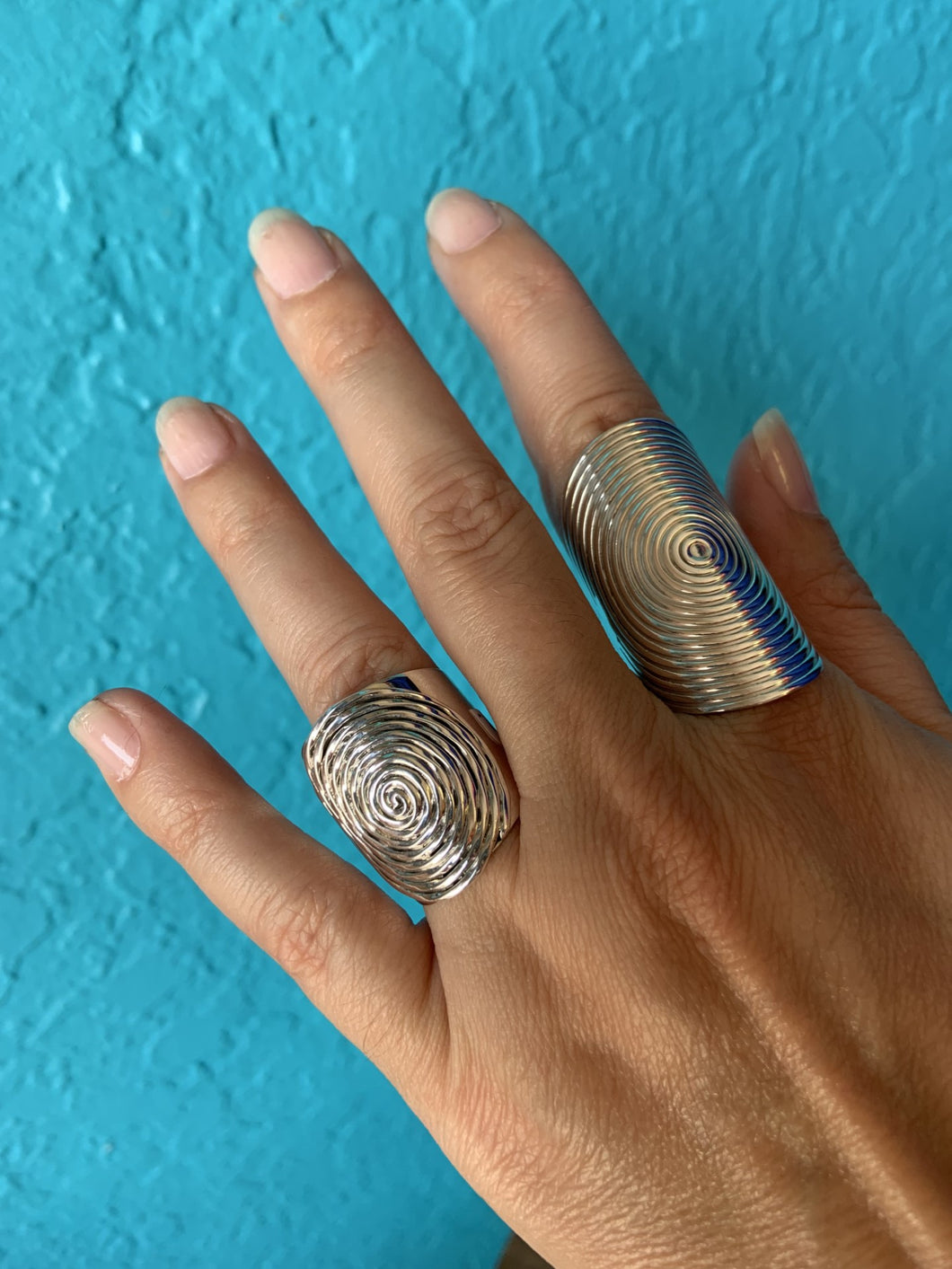 Sterling Silver Big Rings