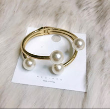 Load image into Gallery viewer, Pearl Cuff Bracelets