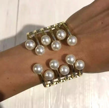 Load image into Gallery viewer, Pearl Cuff Bracelets