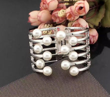 Load image into Gallery viewer, Pearl Cuff Bracelets